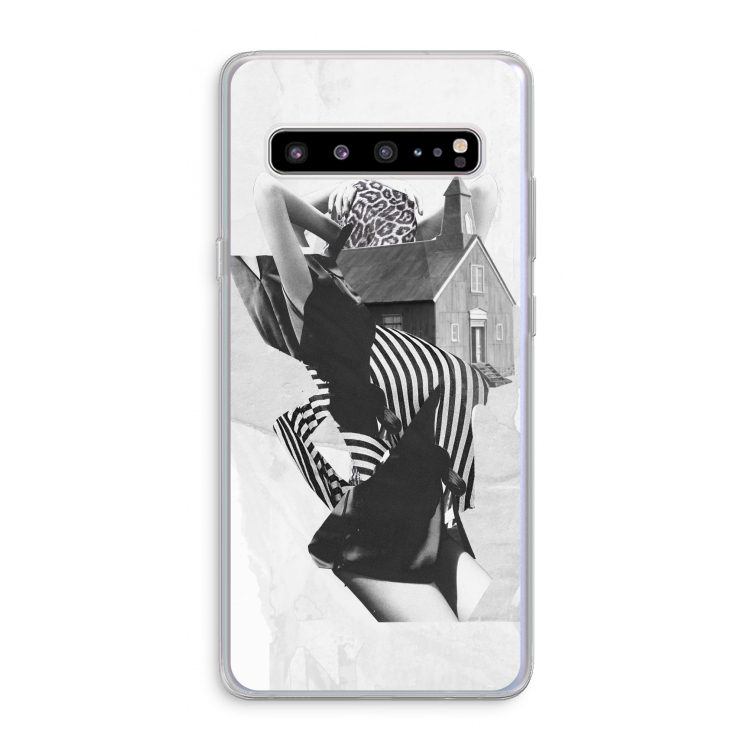 CaseCompany House: Samsung Galaxy S10 5G Transparant Hoesje