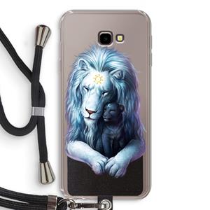 CaseCompany Child Of Light: Samsung Galaxy J4 Plus Transparant Hoesje met koord