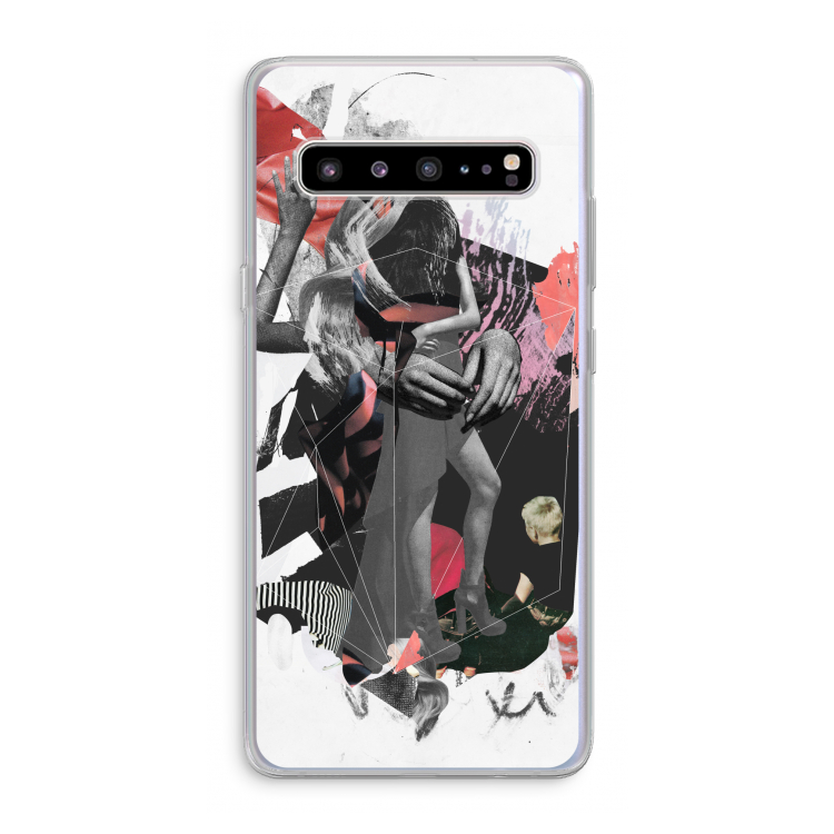 CaseCompany Dissimulation du réel: Samsung Galaxy S10 5G Transparant Hoesje