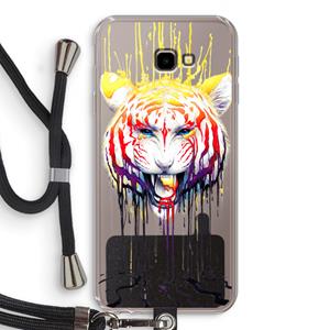 CaseCompany Fading: Samsung Galaxy J4 Plus Transparant Hoesje met koord