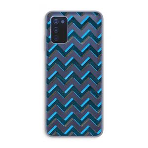 CaseCompany Onderbroken lijn: Samsung Galaxy A03s Transparant Hoesje