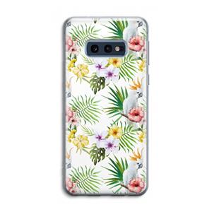 CaseCompany Gele kuif: Samsung Galaxy S10e Transparant Hoesje
