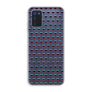 CaseCompany Hartjes: Samsung Galaxy A03s Transparant Hoesje
