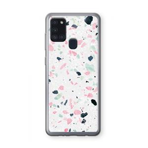 CaseCompany Terrazzo N°3: Samsung Galaxy A21s Transparant Hoesje