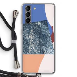 CaseCompany Billy: Samsung Galaxy S21 Transparant Hoesje met koord