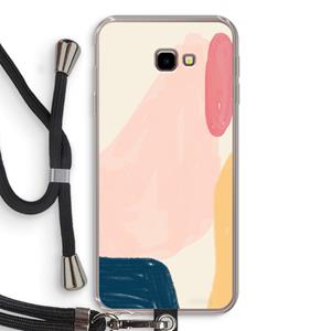 CaseCompany Saturday Flow: Samsung Galaxy J4 Plus Transparant Hoesje met koord