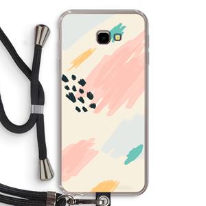 CaseCompany Sunday Chillings: Samsung Galaxy J4 Plus Transparant Hoesje met koord