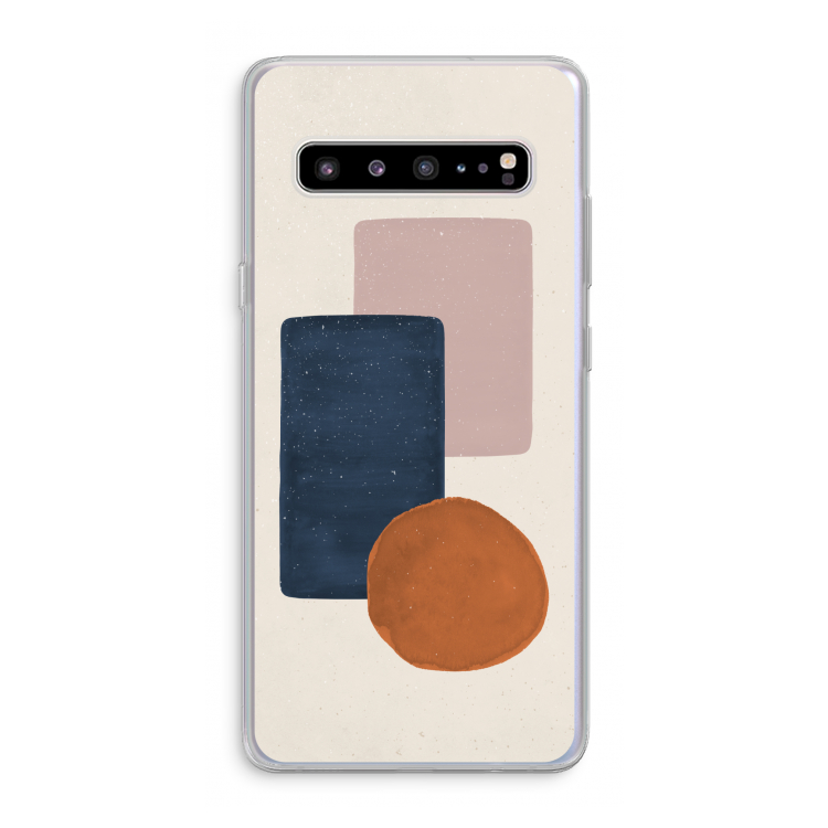CaseCompany Geo #3: Samsung Galaxy S10 5G Transparant Hoesje