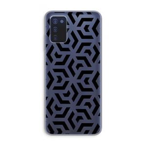 CaseCompany Crazy pattern: Samsung Galaxy A03s Transparant Hoesje