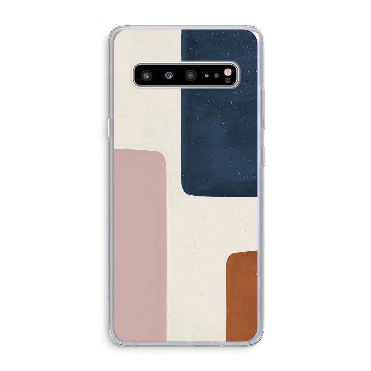 CaseCompany Geo #5: Samsung Galaxy S10 5G Transparant Hoesje