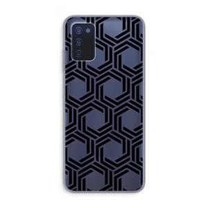 CaseCompany Geometrisch patroon: Samsung Galaxy A03s Transparant Hoesje