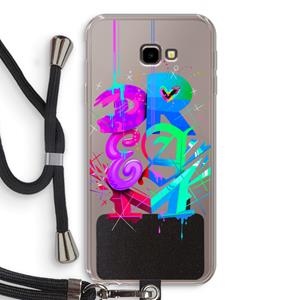 CaseCompany Dream: Samsung Galaxy J4 Plus Transparant Hoesje met koord