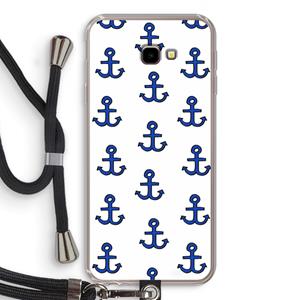 CaseCompany Ankers: Samsung Galaxy J4 Plus Transparant Hoesje met koord