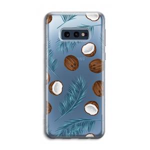 CaseCompany Kokosnoot roze: Samsung Galaxy S10e Transparant Hoesje