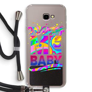 CaseCompany Touch Me: Samsung Galaxy J4 Plus Transparant Hoesje met koord