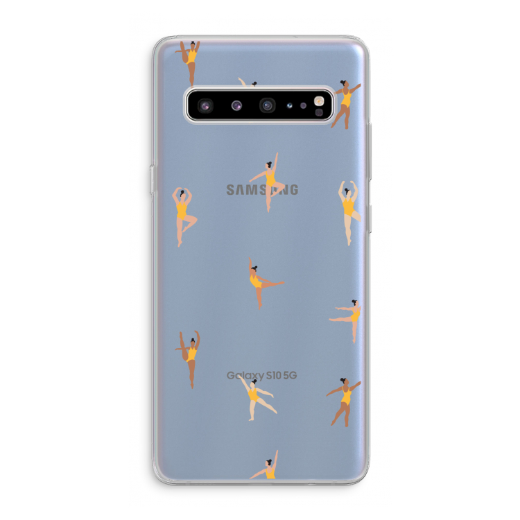 CaseCompany Dans #2: Samsung Galaxy S10 5G Transparant Hoesje