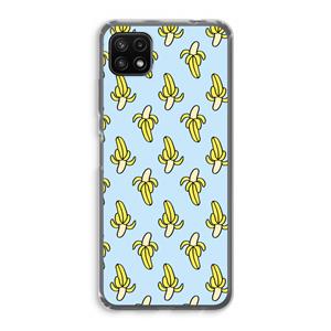 CaseCompany Bananas: Samsung Galaxy A22 5G Transparant Hoesje