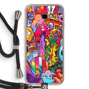CaseCompany Dreams: Samsung Galaxy J4 Plus Transparant Hoesje met koord