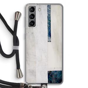 CaseCompany Meet you there: Samsung Galaxy S21 Transparant Hoesje met koord