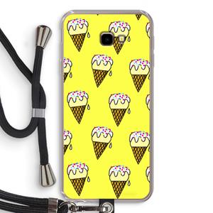 CaseCompany Isjes: Samsung Galaxy J4 Plus Transparant Hoesje met koord