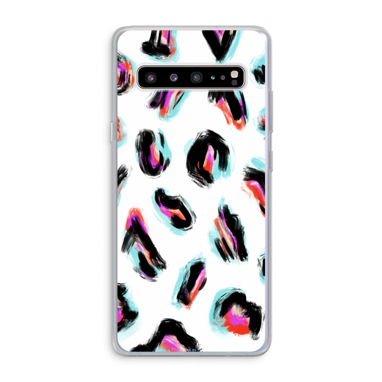 CaseCompany Cheetah color: Samsung Galaxy S10 5G Transparant Hoesje