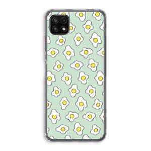 CaseCompany Spiegeleitjes: Samsung Galaxy A22 5G Transparant Hoesje