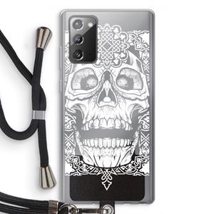 CaseCompany Seek & Destroy: Samsung Galaxy Note 20 / Note 20 5G Transparant Hoesje met koord
