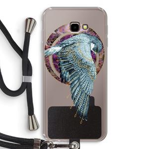 CaseCompany Golden Falcon: Samsung Galaxy J4 Plus Transparant Hoesje met koord