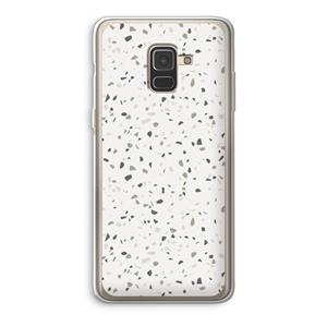 CaseCompany Terrazzo N°14: Samsung Galaxy A8 (2018) Transparant Hoesje
