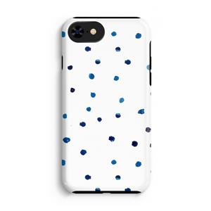 CaseCompany Blauwe stippen: iPhone SE 2020 Tough Case