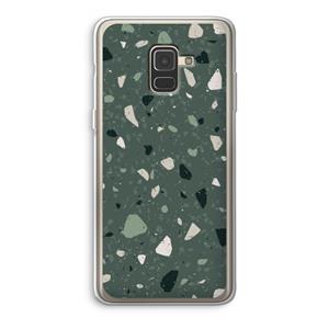 CaseCompany Terrazzo N°19: Samsung Galaxy A8 (2018) Transparant Hoesje