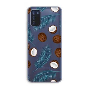 CaseCompany Kokosnoot roze: Samsung Galaxy A03s Transparant Hoesje