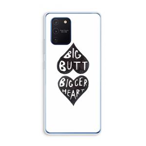 CaseCompany Big butt bigger heart: Samsung Galaxy Note 10 Lite Transparant Hoesje