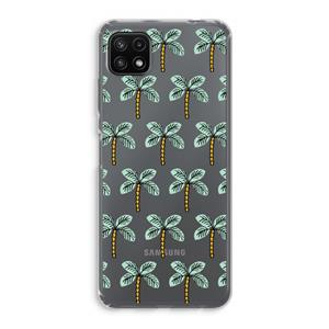 CaseCompany Paradise: Samsung Galaxy A22 5G Transparant Hoesje