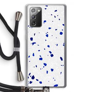 CaseCompany Terrazzo N°5: Samsung Galaxy Note 20 / Note 20 5G Transparant Hoesje met koord