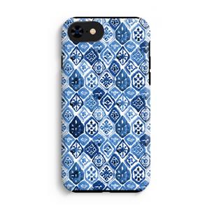 CaseCompany Blauw motief: iPhone SE 2020 Tough Case