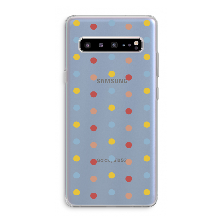 CaseCompany Bollen: Samsung Galaxy S10 5G Transparant Hoesje