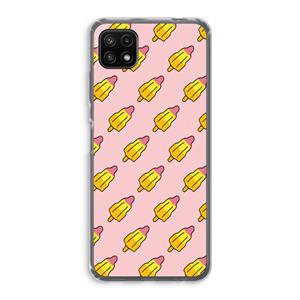 CaseCompany Waterijsjes: Samsung Galaxy A22 5G Transparant Hoesje