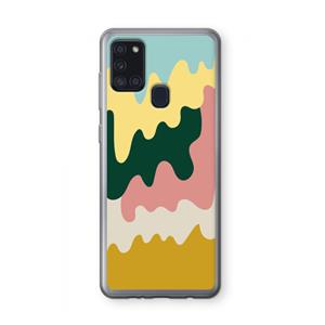 CaseCompany Baar B: Samsung Galaxy A21s Transparant Hoesje