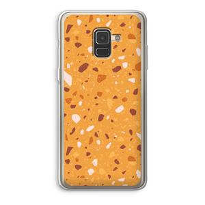 CaseCompany Terrazzo N°24: Samsung Galaxy A8 (2018) Transparant Hoesje
