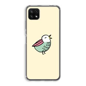 CaseCompany Birdy: Samsung Galaxy A22 5G Transparant Hoesje