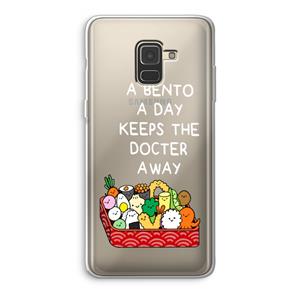 CaseCompany Bento a day: Samsung Galaxy A8 (2018) Transparant Hoesje