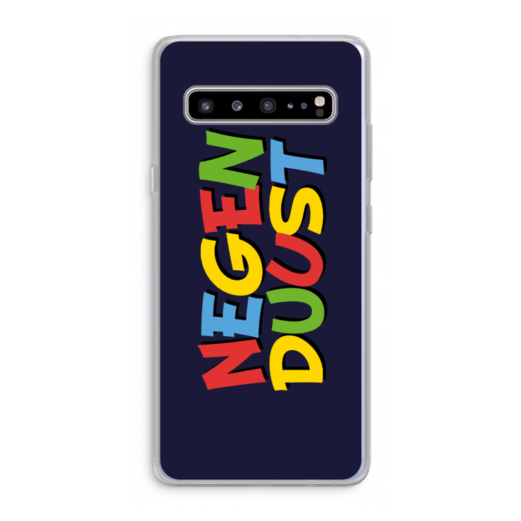 CaseCompany 90's One: Samsung Galaxy S10 5G Transparant Hoesje