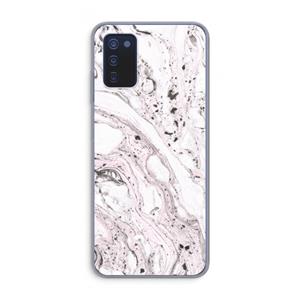 CaseCompany Mengelmoes: Samsung Galaxy A03s Transparant Hoesje