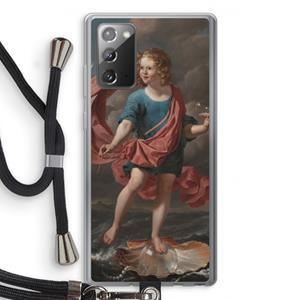 CaseCompany Soap Bubbles: Samsung Galaxy Note 20 / Note 20 5G Transparant Hoesje met koord
