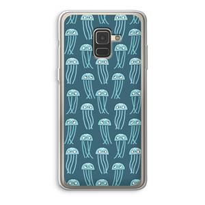 CaseCompany Kwallie: Samsung Galaxy A8 (2018) Transparant Hoesje