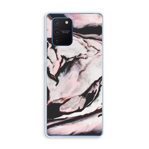 CaseCompany Roze stroom: Samsung Galaxy Note 10 Lite Transparant Hoesje