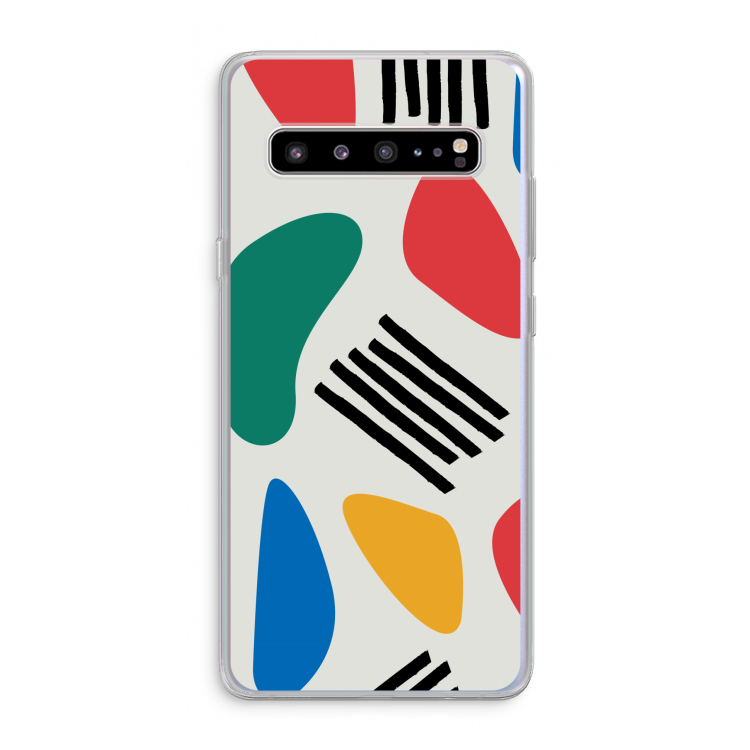 CaseCompany Illustratieve pop 1: Samsung Galaxy S10 5G Transparant Hoesje