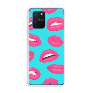 CaseCompany Bite my lip: Samsung Galaxy Note 10 Lite Transparant Hoesje