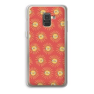 CaseCompany Zon: Samsung Galaxy A8 (2018) Transparant Hoesje
